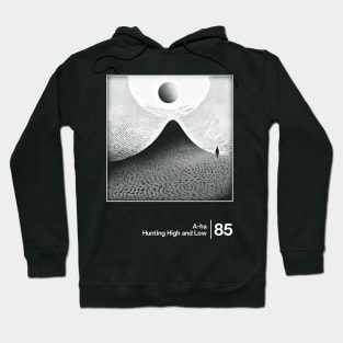 Hunting High & Low / Minimalist Style Graphic Artwork Hoodie